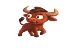 الجاموس الصَّغيرُ والطُّيور