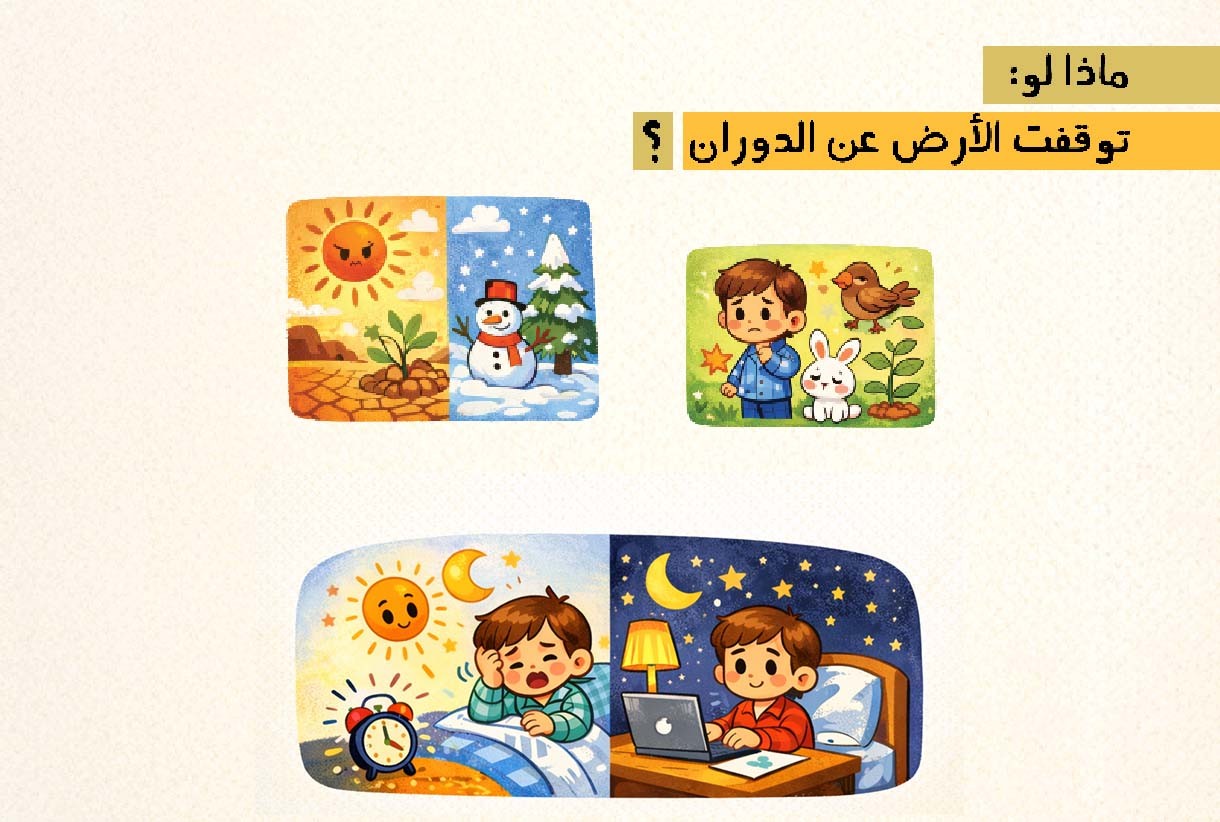 ماذا لو توقفت الأرض عن الدوران؟