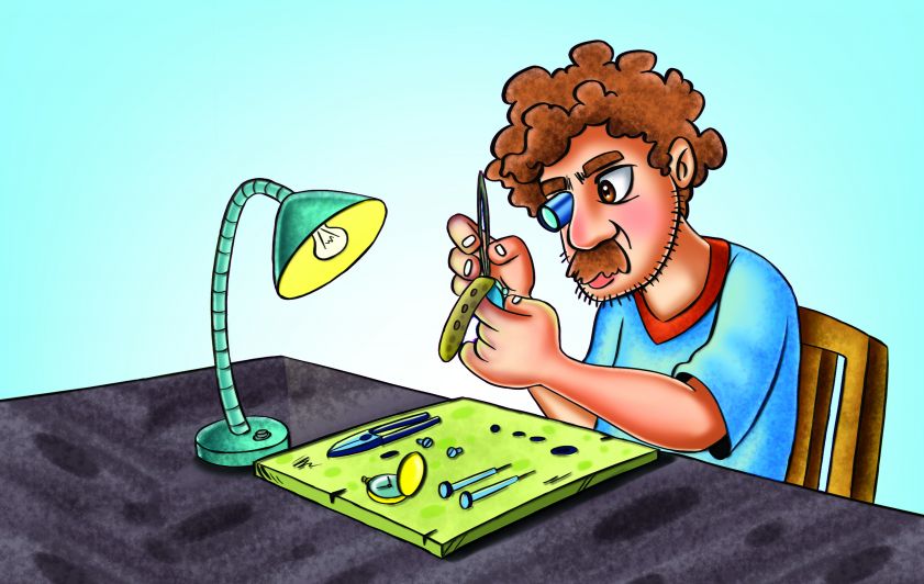 الساعاتي وأهم أدواته